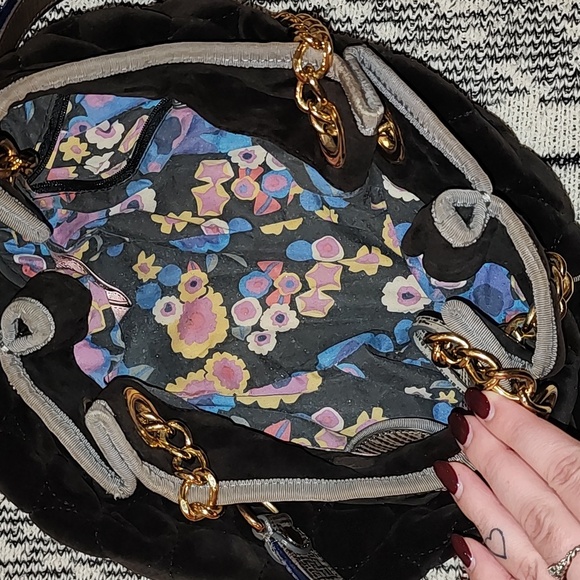 RARE Vintage Juicy Couture Brown Velour Purse - Picture 5 of 9